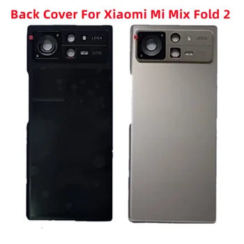 Fold2 האחורי הכיסוי האחורי מעטה Xiaomi Mi מערבבים מקפלים 2 סוללות דלת הזכוכית המכסה Shell Case + עדשת המצלמה 22061218C החלפת
