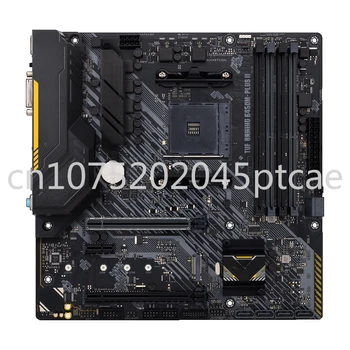 TUF המשחקים B450M-PLUS II AMD B450 (AM4) micro ATX משחקי לוח אם עם מ. 2 תמיכה, אי ביטול רעש למיקרופון, HDMI
