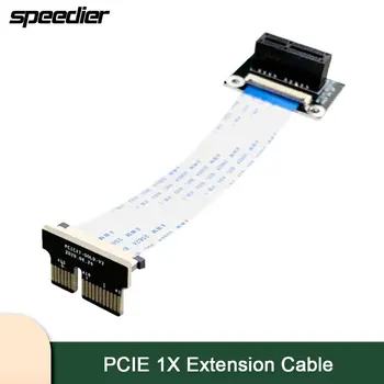 אולטרה-קצרים Pcie1x סיומת כבל PCI-E הרחבה 1x כבל גמיש FFC 36pin הרחבה 1x חיצוני כפולה 90° נכון כבל