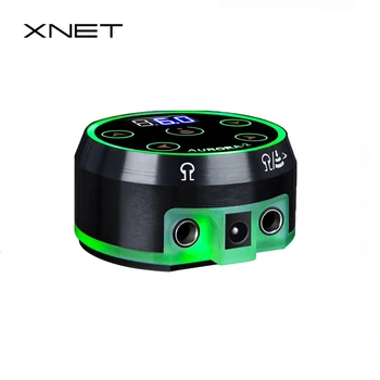 XNET אורורה 2 קעקוע אספקת חשמל בקר דיגיטלי LCD מסך מגע סוללה אספקת מחבר רוטרי סליל מכונת קעקוע