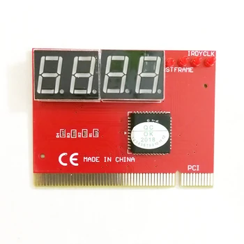המחשב PCI POST Card לוח האם LED 4 ספרות אבחון המחשב מנתח במבחן פוסט כרטיסי פלסטיק מתכת יציבות גבוהה כרטיס אקספרס