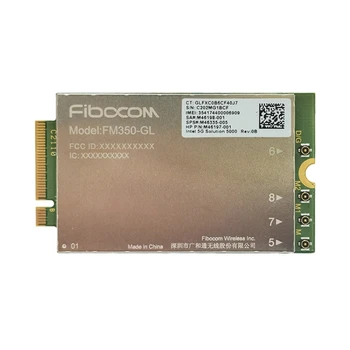 Multimode 5G/LTE/WCDMA כרטיס FM350 GL 4G-5G מודול MIMO - GNSS WWAN Card for HP-X360 830 840 850 G7 T3EB