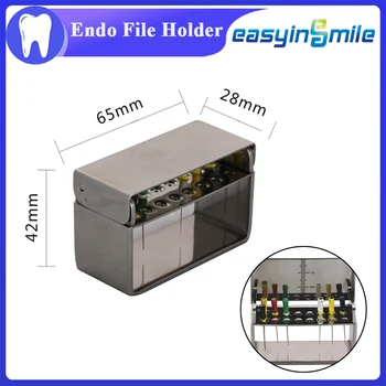 Easyinsmile16Hole שיניים אנדו קובץ Bur בלוק/מחזיק נירוסטה Autoclavable