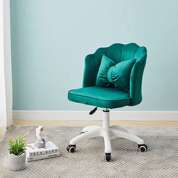 בבית כותרת כיסא המחשב ללמוד להרים את הכיסא מעונות הכיסא משענת הכסא המסתובב עם כרית איפור צואה Silla גיימר ההגירה
