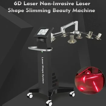 מקצועי 532nm פולשנית 6D Lipolaser צורה הרזיה מכונת LED Lipolysis להסרת שומן משקל לאבד שומן לשרוף את המכונה.