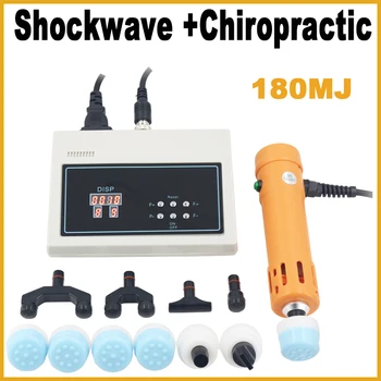 Shockwave טיפול מכונה 2 ב 1 כירופרקטיקה עבור תרופה לשיכוך כאבים עיסוי גוף-עיצוב ואד טיפול חשמלי לעיסוי הגוף