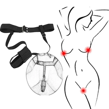 צעצועי מין לנשים המותניים מתכווננת סאדו חגורת ויברטור לרתום בעל לביש עיצוב מוגבלים נאלץ רצועה על דילדו עיסוי