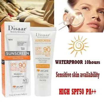 Disaar פנים הגוף קרם הגנה הלבנת השמש קרם קרם הגנה העור קרם הגנה נגד השמש הפנים קרם הגנה SPF 50/SPF 90