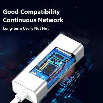 USB Ethernet Adapter ידידותי לסביבה אוניברסלי מקצועי חיצוני אלחוטי רשת כרטיס מתאם אביזרים למחשב