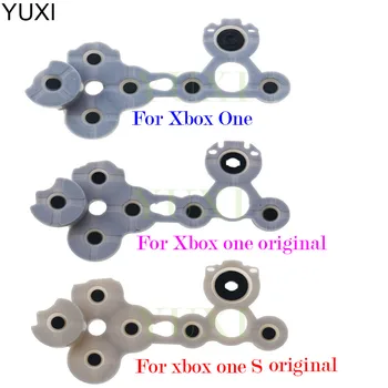 YUXI בקר אלחוטי מוליך גומי עבור Xbox one s סיליקון כפתור תיקון החלפת חלקים