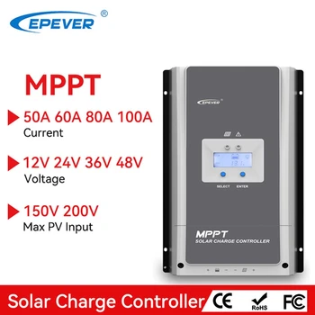 EPEVER MPPT 50A 60A 80A 100A Solar Charge Controller 12V 24V 36V 48V אוטומטי סוללה הרגולטור מקס PV 150V 200V מעקב של הסדרה