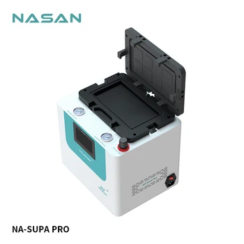 Nasan NA-SUPA PRO Mini למינציה, בועה להסיר Machinal מכונת מובנה משאבת טלפון שטוח/מעוקל מסך שינוי ותיקון