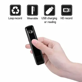 USB חכם ביטול רעש מקליט וידאו, מקליט HD 1080P הישיבות עט מצלמה בכיס אכיפת החוק מקליט DV מצלמה