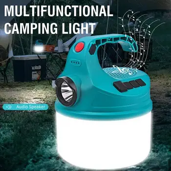 אור קמפינג עם השן הכחולה רמקול | נטענת USB פנס קמפינג | אור רמקול נייד בס רמקולים השן הכחולה Wi