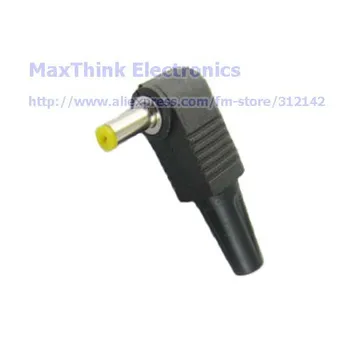 NCHTEK DC זכר Plug מחבר זווית ישרה 4.8mmx1.7mm מתאם מחבר , 4.8/1.7 , פלסטיק ,צהוב טיפ , 1 יח