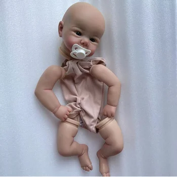 19inch כבר סיים צבוע מחדש חלקי הבובה ג ' ולייט תינוק חמוד 3D ציור עם נראים לעין ורידים בד הגוף כלול