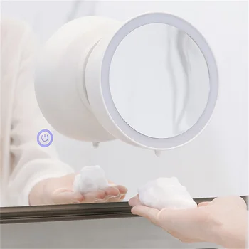 חדשות אוטומטי טמפרטורה דיגיטלי קצף סבון נוזלי מכונת נטענת חיישן ללא מגע יד חיטוי המכונה אמבטיה