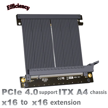ADT כרטיס גרפי כבל מאריך כפולה הפוכה סחר חוץ גרסה PCIe 4.0x16 מהירות מלאה יציב תואם עם ITX A4Chassis