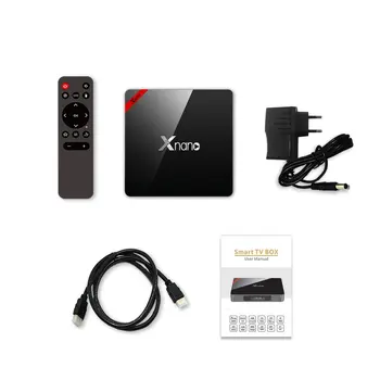 אנדרואיד 6.0 Smart TV Box Amlogic S905X 4K ליבות 2GHz 1G+8G WiFi HDMI תואם-Set Top Box Media Player עם נורית חיווי