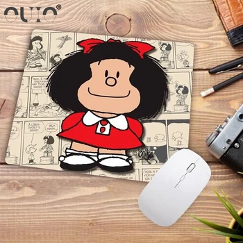 קידום מכירות נער רוסי משטח קריקטורה Mafalda נוח משטח עכבר Gaming Mouse Pad גודל 18x22cm גומי לעכבר באיכות גבוהה