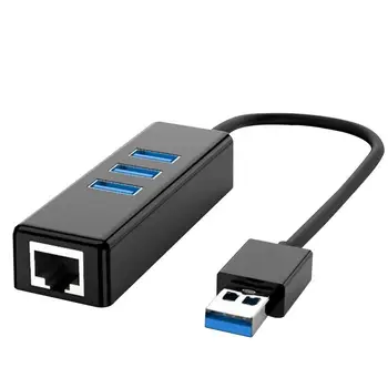 USB Ethernet USB 3.0 כדי A625 USB ל-100M Ethernet Port רכזת כרטיס רשת קווית 100 Mbps Ethernet עבור מחשבים ניידים מתאם