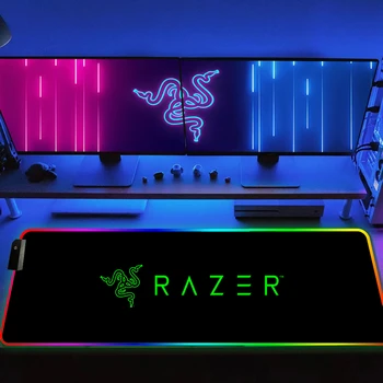 Xxl פד לעכבר RAZER ההתקנה המורחבת מחשב Rgb שטיח משרד גדול אביזרים המשחקים מחצלות מקלדת תפר Mousepad 900x400 השולחן מחצלת