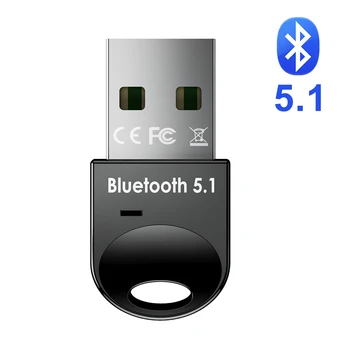 USB Bluetooth 5.1 מתאם Bluetooth 5.0 מקלט עבור מחשב PC אלחוטי Bluethooth Dongle 4.0 מוזיקה מיני Bluthooth משדר