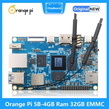 תפוז פאי 5ב יחיד מחשב הלוח 4GB Ram RK3588S 32GB EMMC Wifi-BT פיתוח המנהלים תפוז פאי 5 B להריץ דביאן, אובונטו אנדרואיד