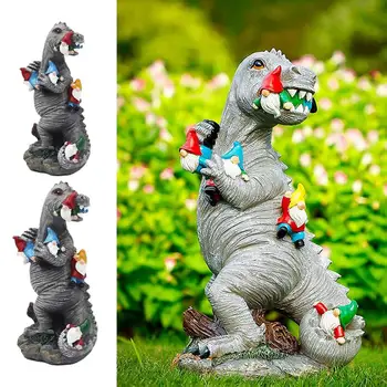 דינוזאור גן הפסלים גן אמנות קישוט חיצוני צעצוע מתנה שרף מלאכה דשא קישוט מתנה מטר מרפסות חדרי שינה מדשאות