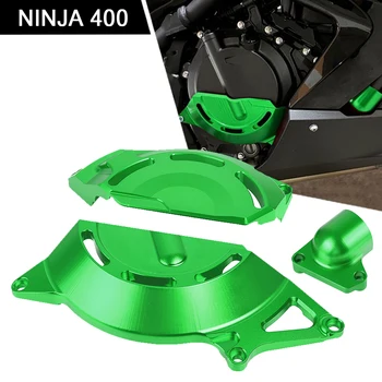 על קוואסאקי NINJA400 ninja400 2018 2019 2020 2021 מנוע האופנוע סט שומר בצד התרסקות המחוון ליפול מגן הסטטור כיסוי