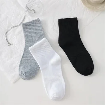 אופנה ספורט מותג הלוגו גרביים שחור לבן כותנה גרבי גברים, נשים, ספורט, גרביים ארבע עונות יכולה ללבוש גרביים ניק
