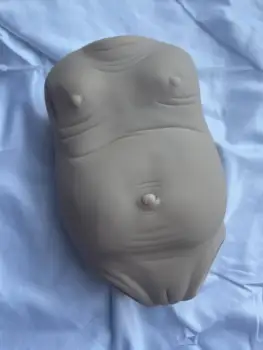 FBBD בחורה חדשה בטן הגוף המטען 20-22inch צבוע חלק DIY מחדש בובה רך למגע אנושי מחדש הבובה אביזרים