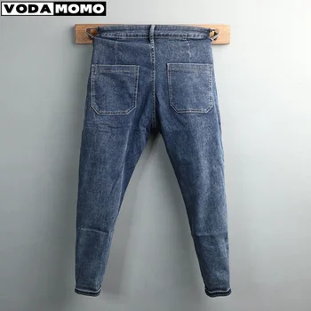 2023 בסגנון קלאסי הקיץ של גברים דק 'ינס עסקי אופנה באיכות גבוהה למתוח ג' ינס ישר מכנסיים זכר מותג מכנסיים