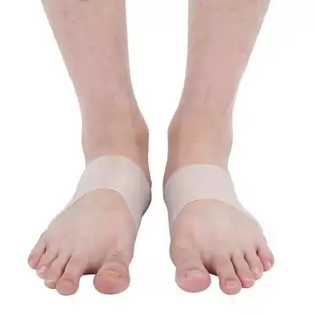 1 זוג תמיכה לקשת שטוחה מדרסים אלסטי אורתופדית גרביים Footbed משפר מדרסים נשים נעלי הליכה Pad