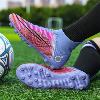 Futsal סיטונאי נעלי כדורגל איכותי נעלי כדורגל Ourdoor סוליות אימונים נעלי ספורט TFAG יוניסקס חדש Chuteiras עבור גברים