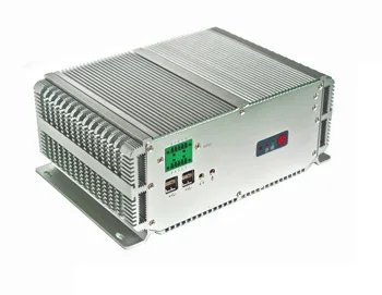 LingJiang כסף תעשייתי המחשב עם Gigabit Ethernet 6 COM 4 USB 3.0