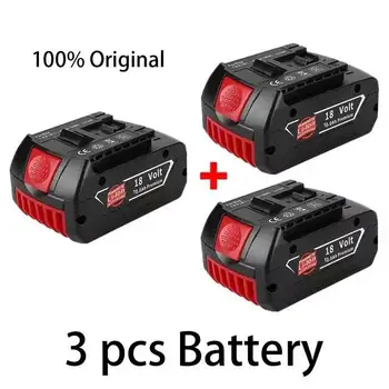 Batterie ליתיום-יון 18V 10ah נטענת לשפוך Perceuse électrique בוש BAT609 BAT609G BAT618 BAT618G BAT614 + 1 מטען
