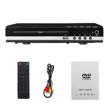 HD 1080P הביתה DVD נגן מולטימדיה טלוויזיה דיגיטלית דיסק תמיכת נגן DVD CD RW, MP3 VCD SVCD