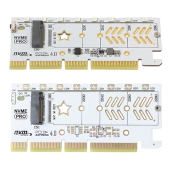 NVMe PCIe מתאם, .2 NVME SSD ל PCI-e 4.0 x16 Host Controller כרטיס הרחבה למחשב השולחני תמיכה 2230-2280