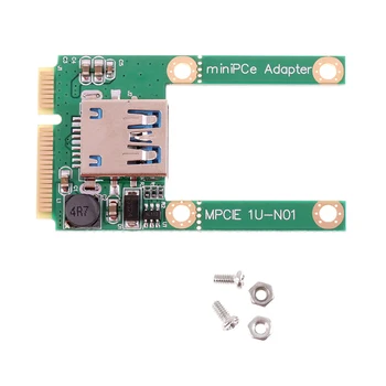 Mini PCI-E ל-USB3.0 הרחבה כרטיס נייד PCI Express PCIe ל-USB 3.0 ממיר קמה כרטיס מתאם עם בורג אביזרי