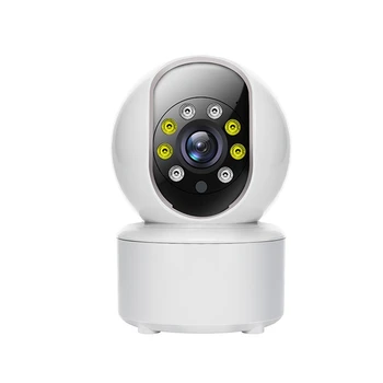 1080P מקורה Wireless Wifi מצלמה 360 מעלות פנורמי אבטחה בבית מוניטור תמיכה לילה אוטומטי מעקב מצלמות