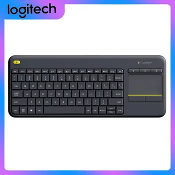 Logitech K400 פלוס מקלדת מגע אלחוטית עם משטח מגע למחשב נייד אנדרואיד Smart TV-HTPC משק הבית 84key Gaming Keyboard