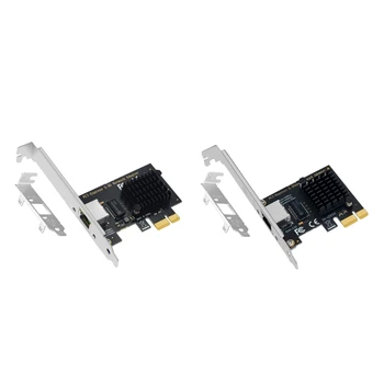 PCIE to RJ45 מסוג 10/100/2500Mbps Gigabit Ethernet Adapter כרטיס ה Lan-עם פרופיל נמוך סוגריים תמיכה עבור Windows Dropship