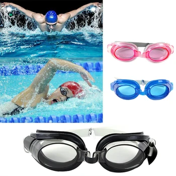 שחייה משקפי מגן נגד ערפל סיליקון לשחות בבריכה משקפיים נשים גברים ילדים משקפי צלילה משקפיים אספקה עם הכרית באף סרטון