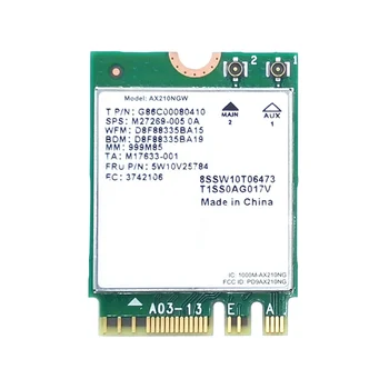 AX210 WiFi כרטיס AX210NGW כרטיס רשת Dual Band 2.4 Ghz/5G WI-FI 6E M. 2 NGFF 802.11 Ax Bluetooth 5.2 מתאם אלחוטי