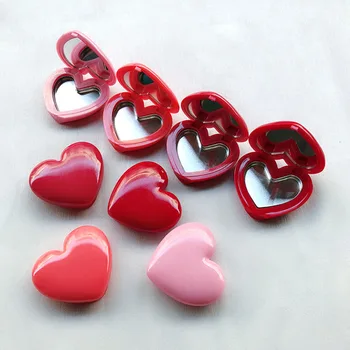 הלב ריק אוהבת לעצב צלליות מקרה DIY שפתון קופסת קוסמטיקה חבילה עם מיכל אלומיניום פן 50pcs