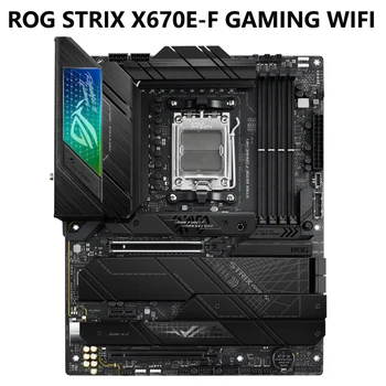 ASUS רוג ' לילית X670E-F המשחקים WIFI 6E שקע AM5 LGA 1718 AMD Ryzen 7000 משחקי לוח האם 16+2 כוח שלבים, PCIe 5.0, DDR5