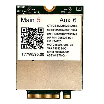 T77W595 4G LTE כרטיס מודול LT4120 796928-001 MDM9625 על HP Probook/EliteBook 820 840 850 G2 G3 4G מודול הרשת.