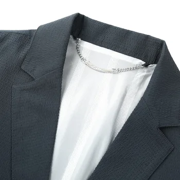 C1667-אביב חליפה להגדיר אנשים חדשים פנאי הגירסה הקוריאנית של אופנתי slim -fit באיכות גבוהה קטנים החליפה מעיל גברים