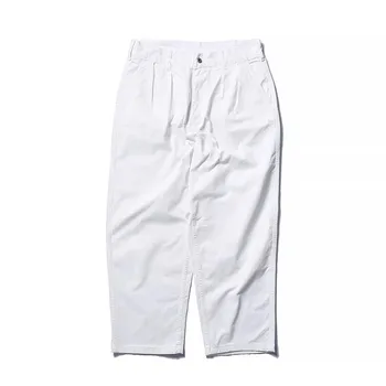קורות גברים פנאי מטען תכליתי מכנסיים רופפים ונוחים מוצק צבע רחב הרגל המכנסיים זכר התחתון בגד